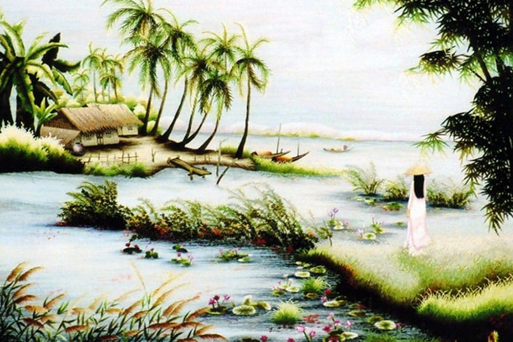 What is Vietnamese silk painting?