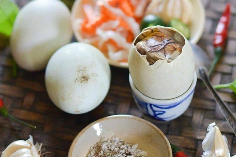 Balut - weird vietnamese food