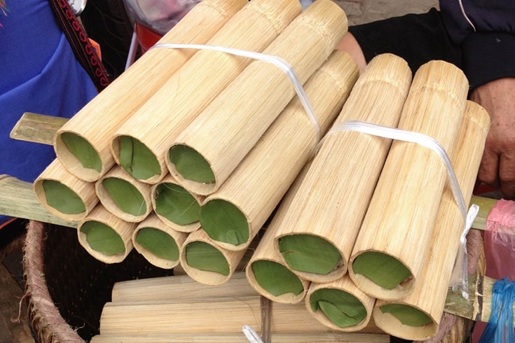 Bamboo sticky rice