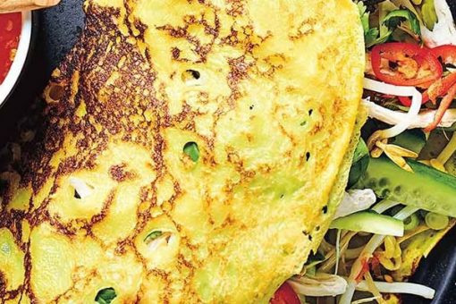 A unique “Banh Xeo” in Vietnam