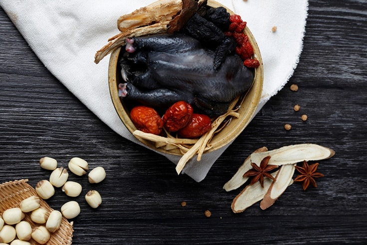 Black chicken
