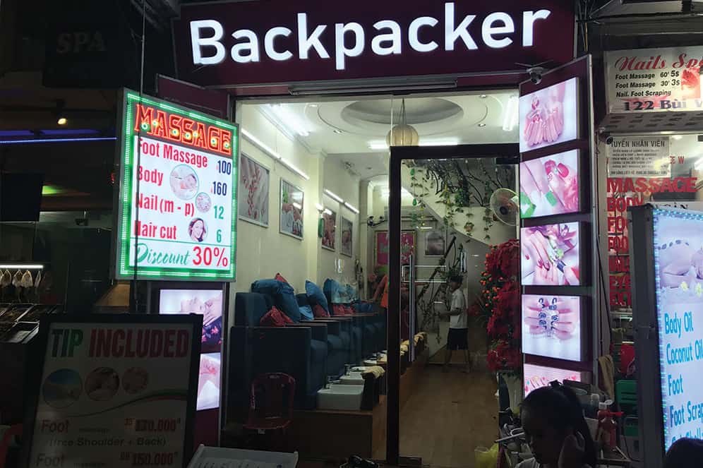 Bui Vien Street Massage