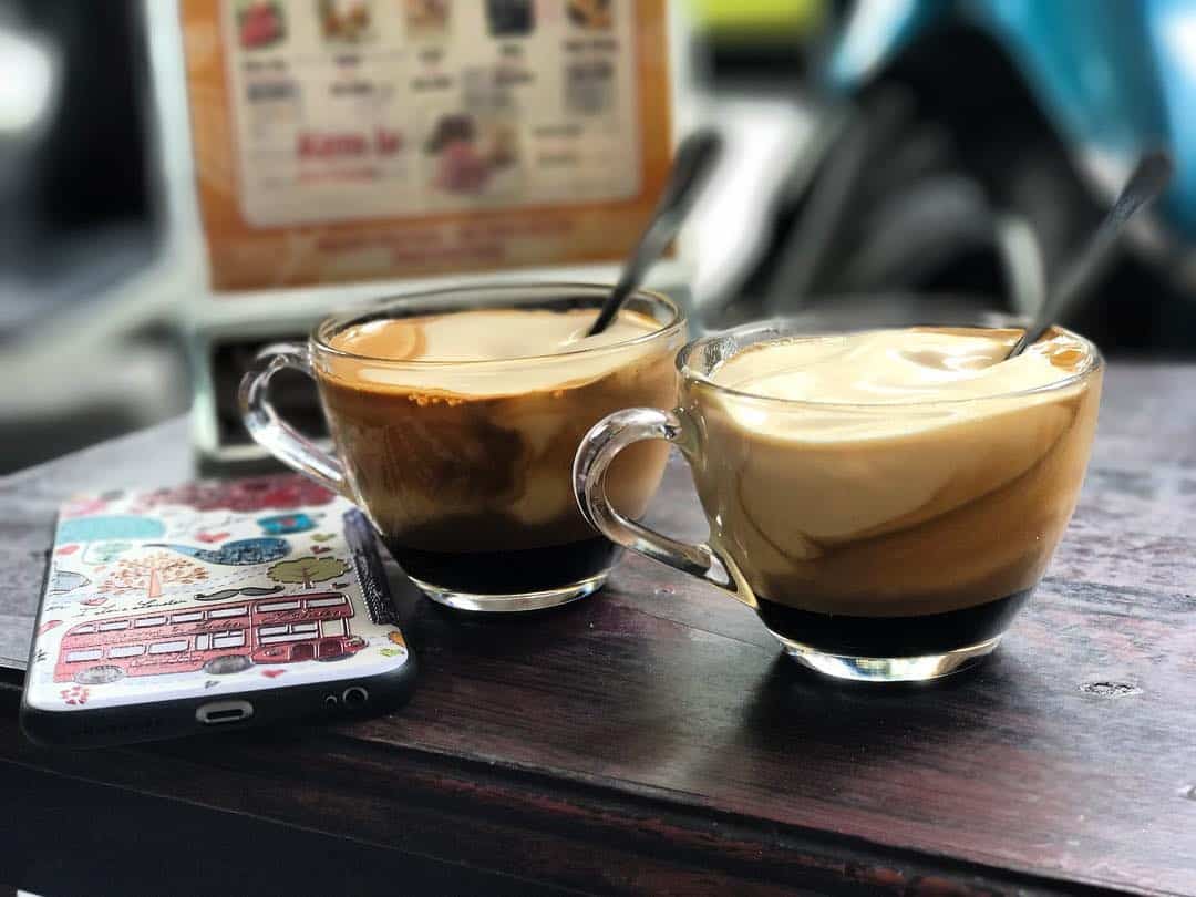 Ca phe trung - egg coffee 