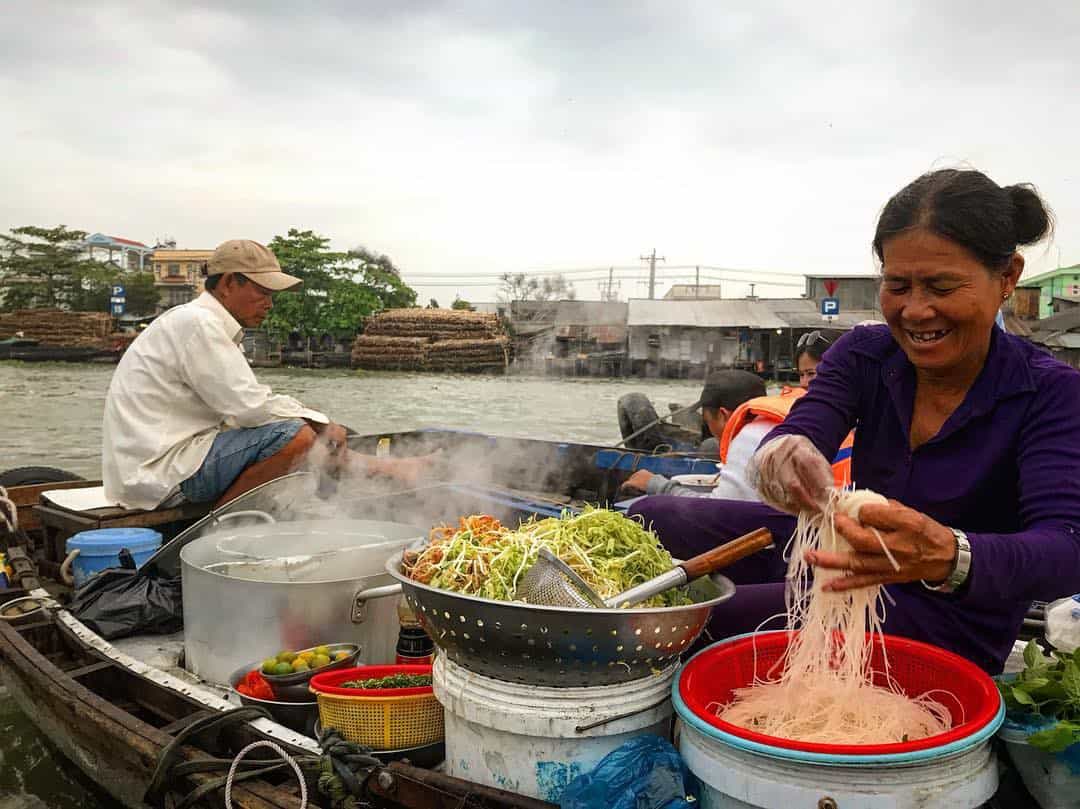 Cai Rang Floating Market Food