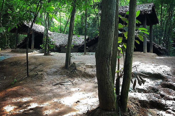 Camps in Ben Dinh tunnels