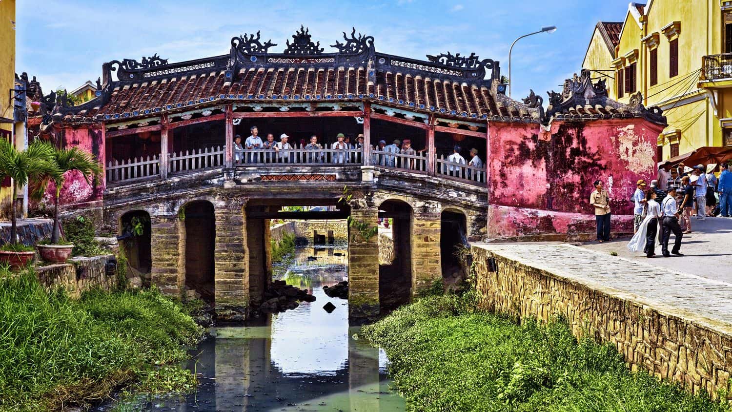 Chan May Port to Hoi An Tour Japanese Bridge