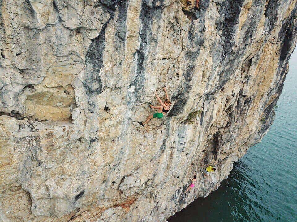 climb mountain - Halong bay in December
