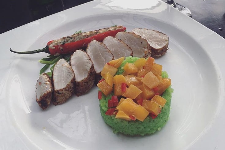 Dish in Green Mango Cat Ba