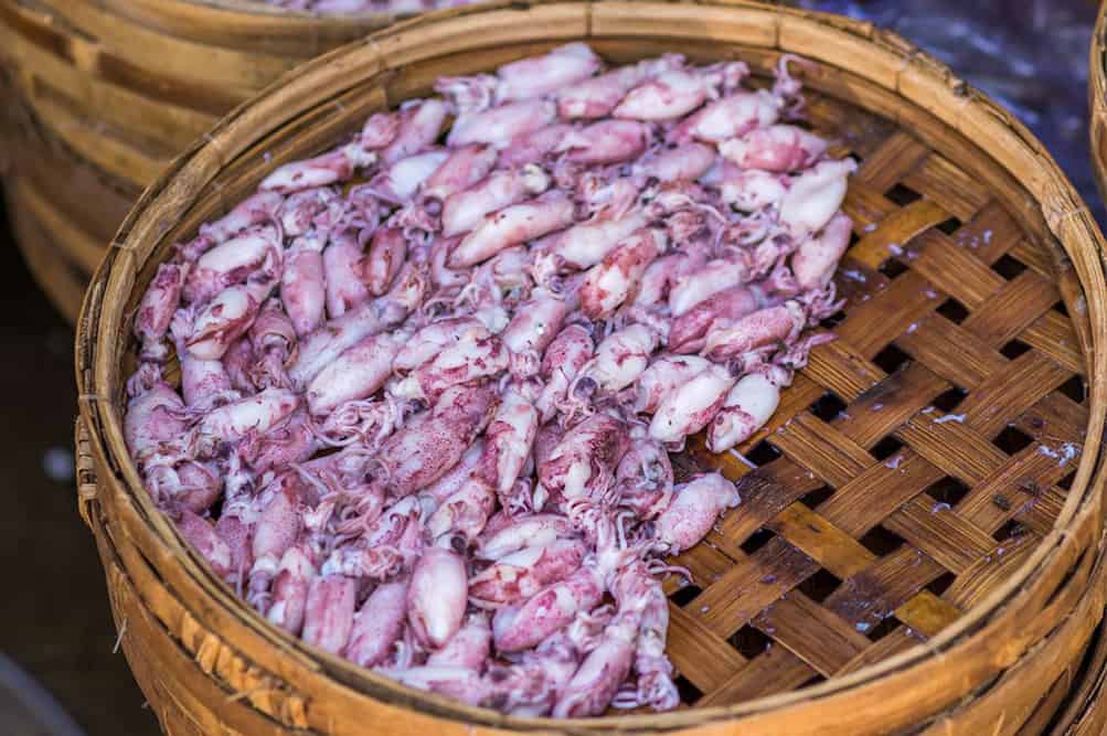 Fresh seafood