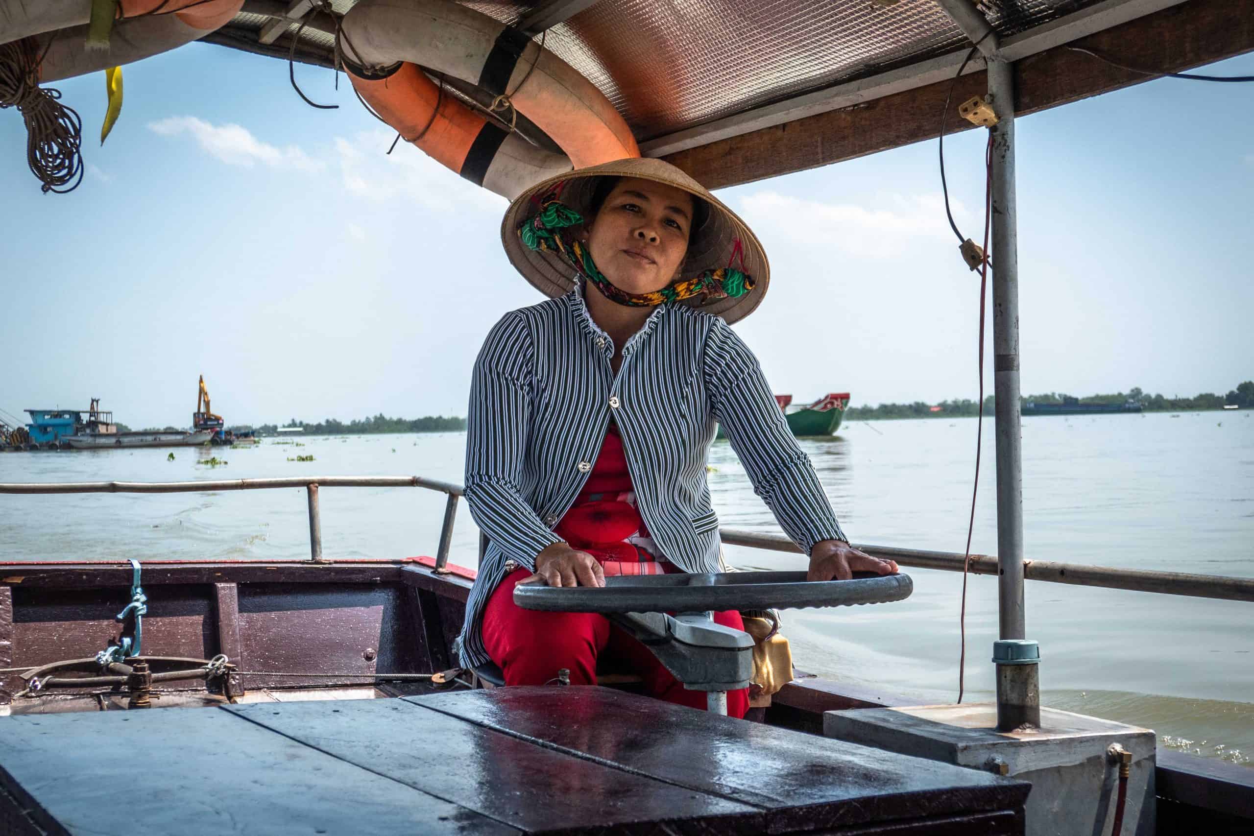 Getting around Mekong delta by boat