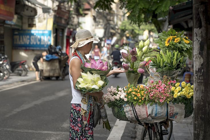 Hanoi old quarter street