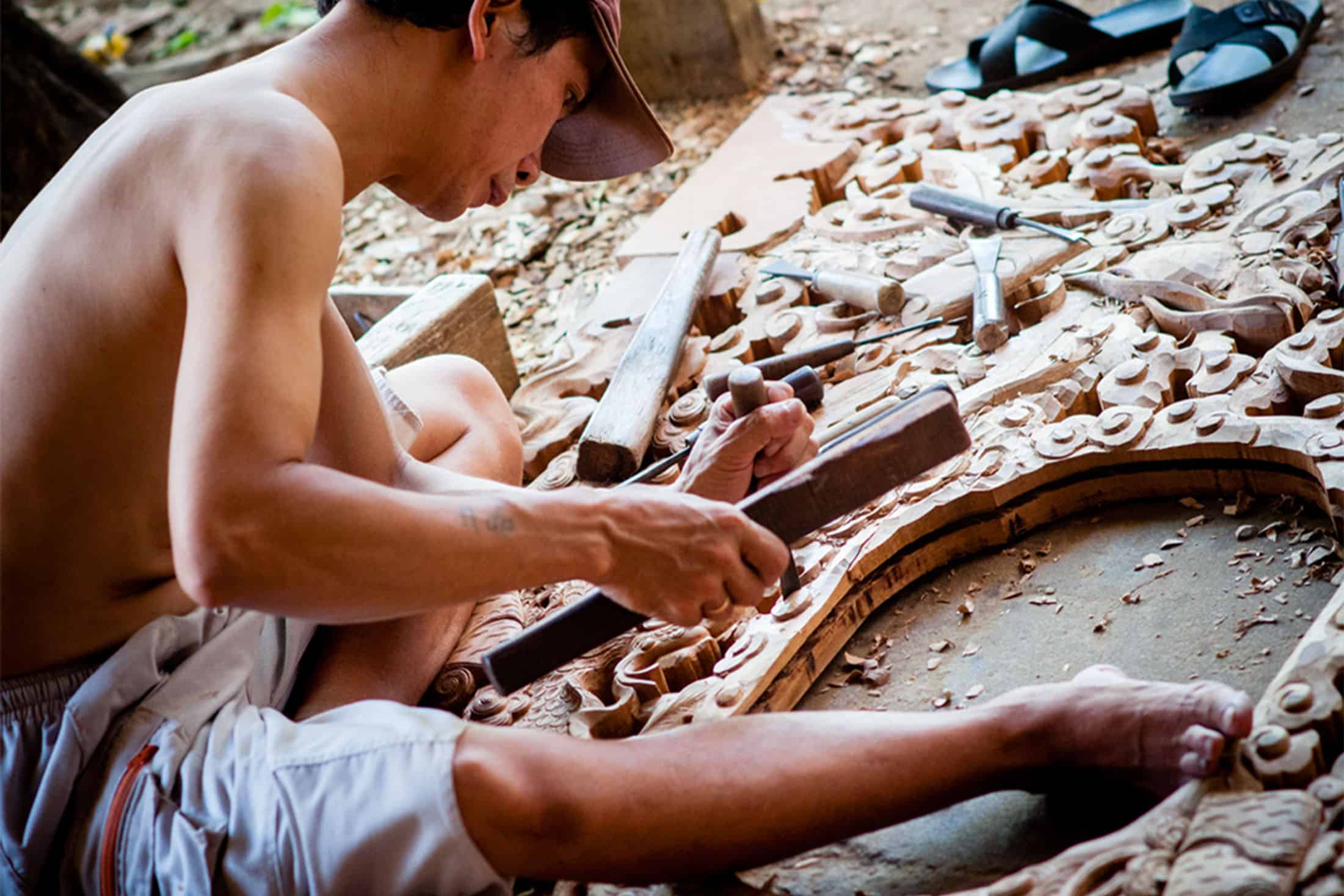 Highlights of Kim Dong carpentry village