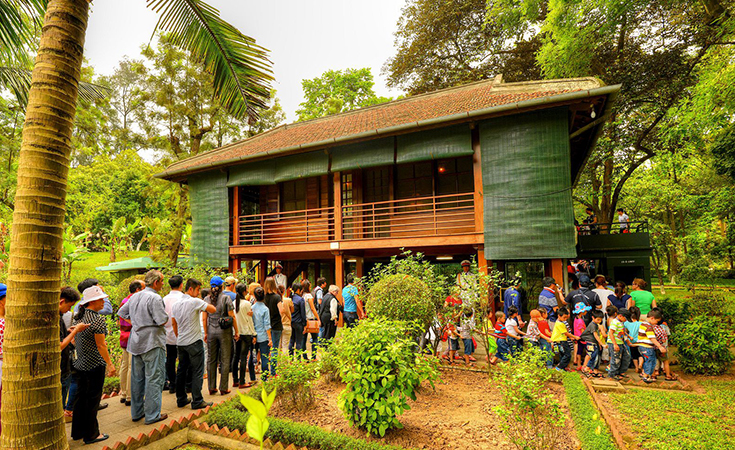 Ho Chi Minh's Stilt House in Hanoi