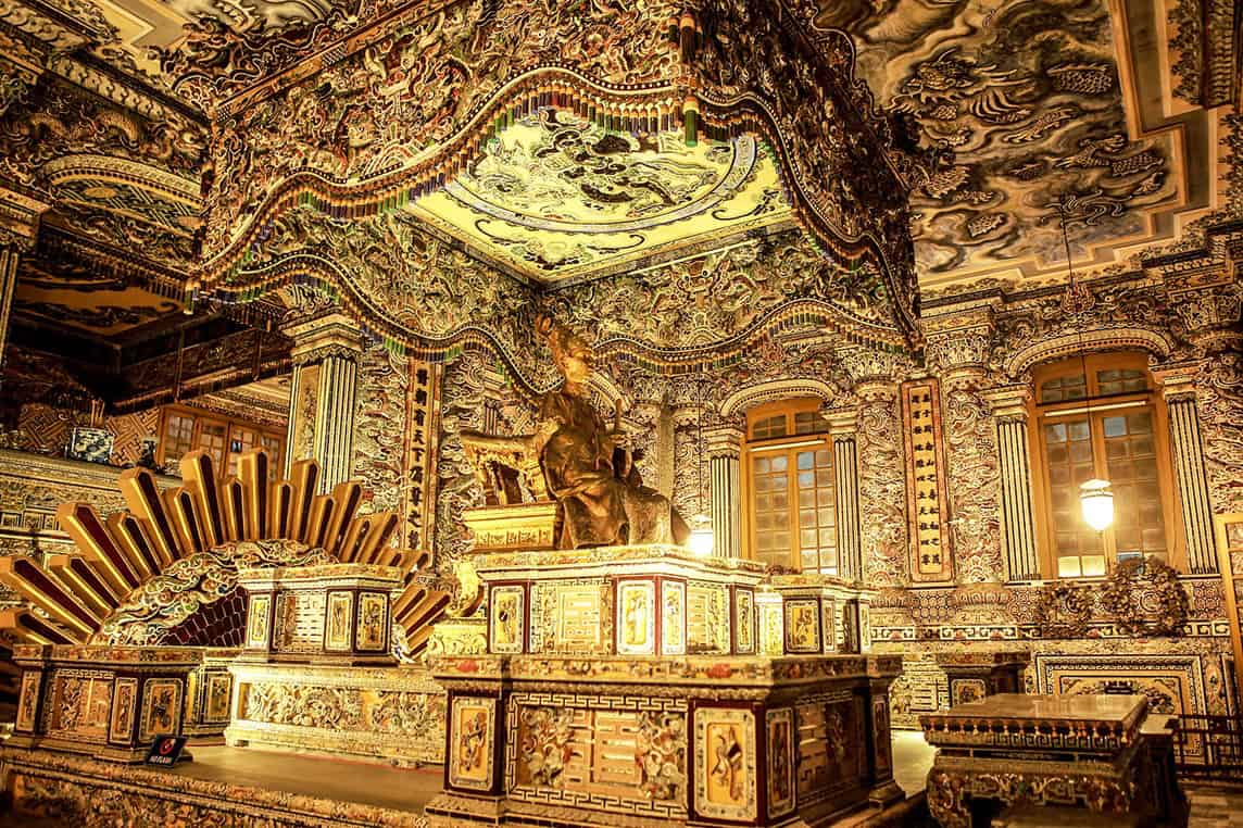 Inside Khai Dinh tomb 2