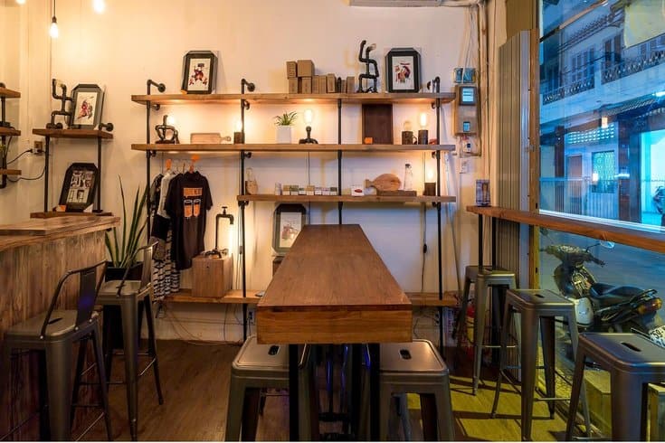 Interior space of Whiskey & Wares 