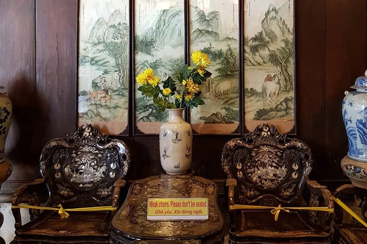 Interiors of Tan Ky Old House