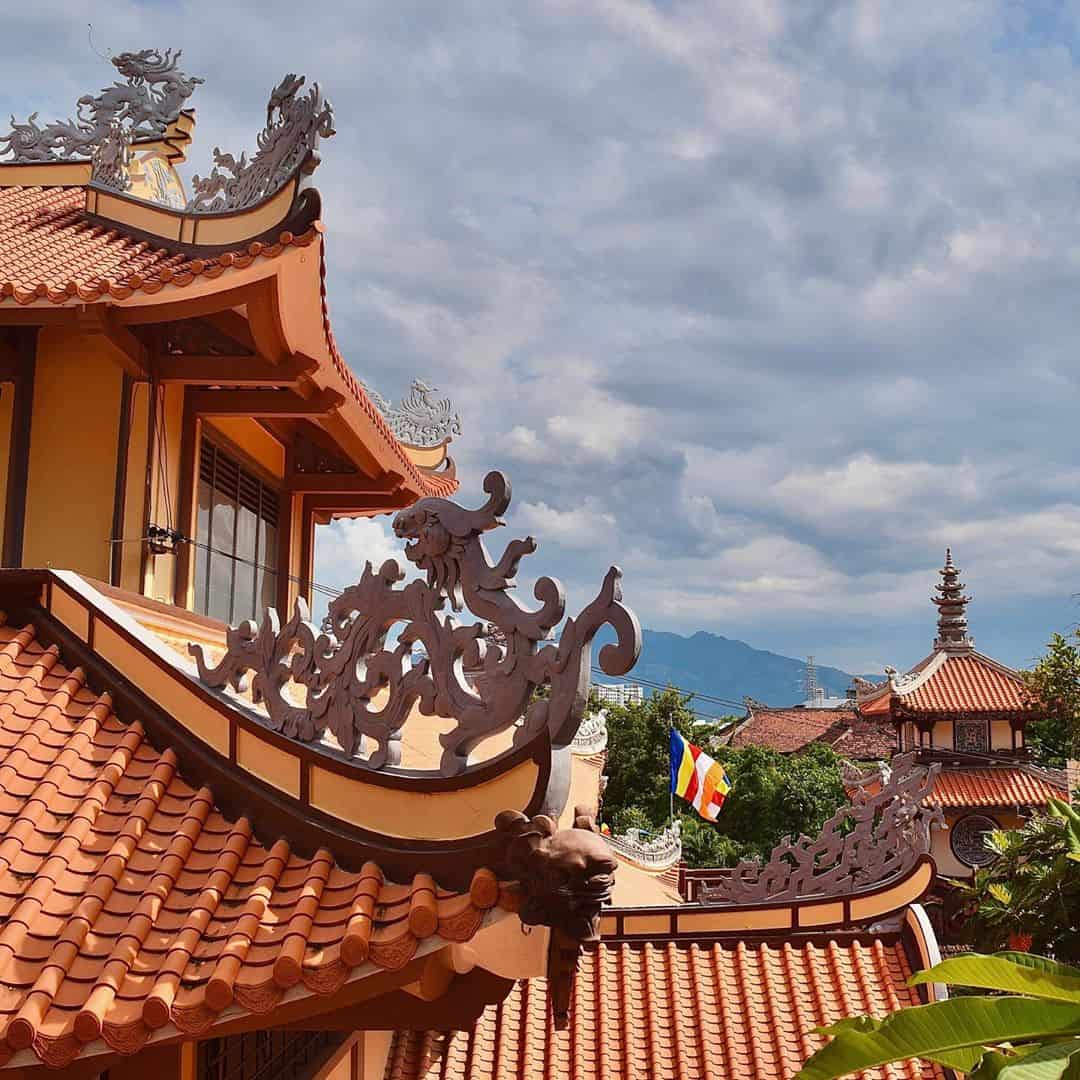 Long Son Pagoda from above