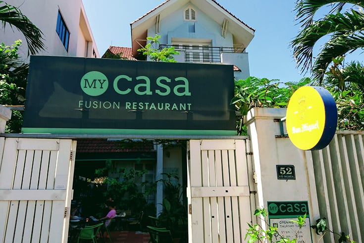 My Casa restaurant in Da Nang