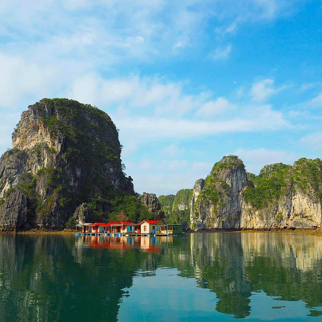 Overview of Vung Vieng fishing village