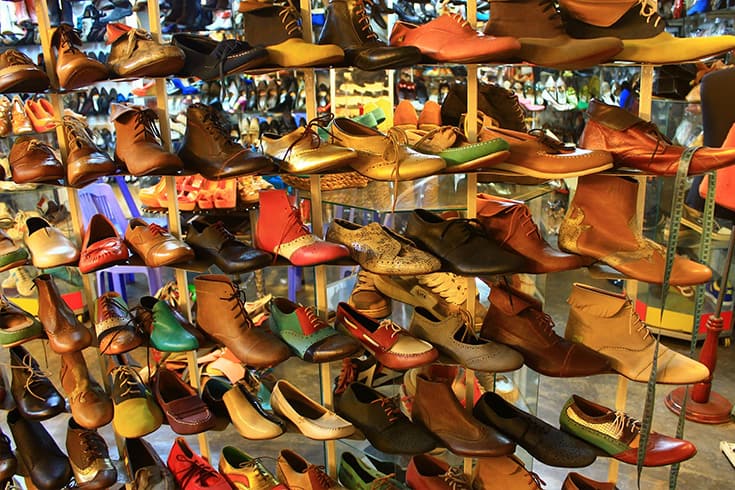 Shoes street in Hoi An