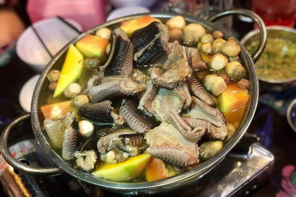 Snakes - weird vietnamese food