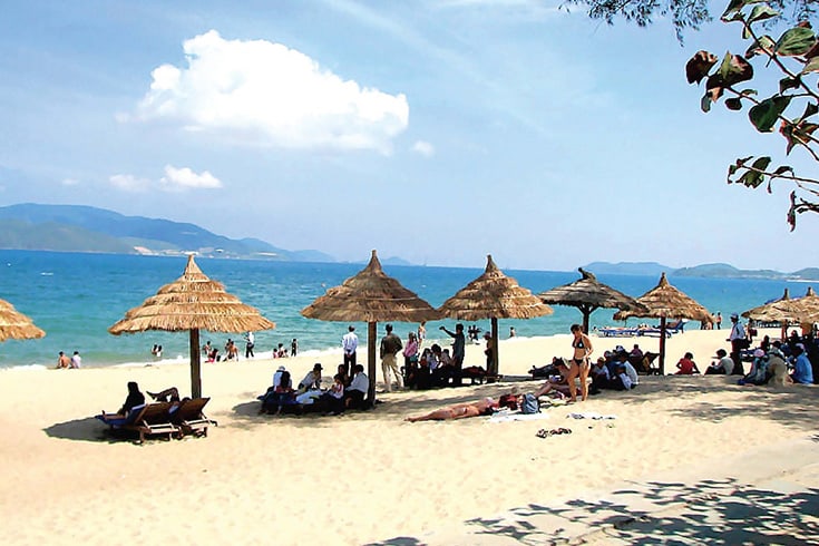 Sunbathe on My Khe Beach