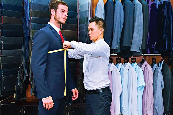 Tailor-made suit in Hoi An