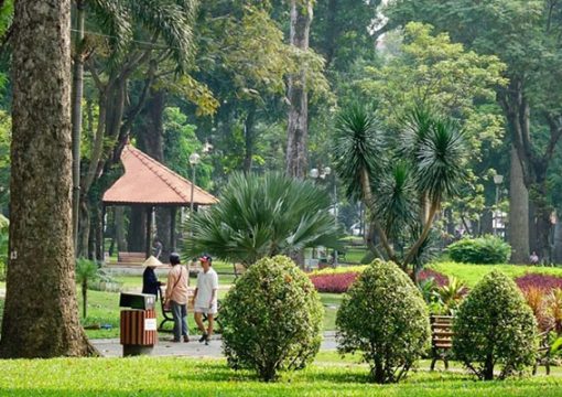 Tao Dan Park in Ho Chi Minh