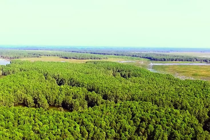 Topography and Hydrology of Tram Chim National Park